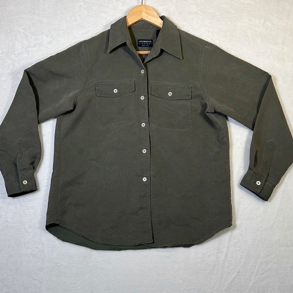 Liz Claiborne Button down shirt- Women petite Small